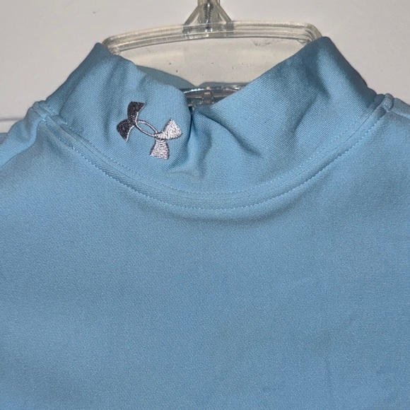 Under Armour Light Blue Long Sleeve Women's Cold Gear - Picture 2 of 4